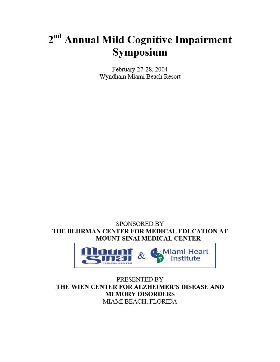 Cover of the 2004 program brochure