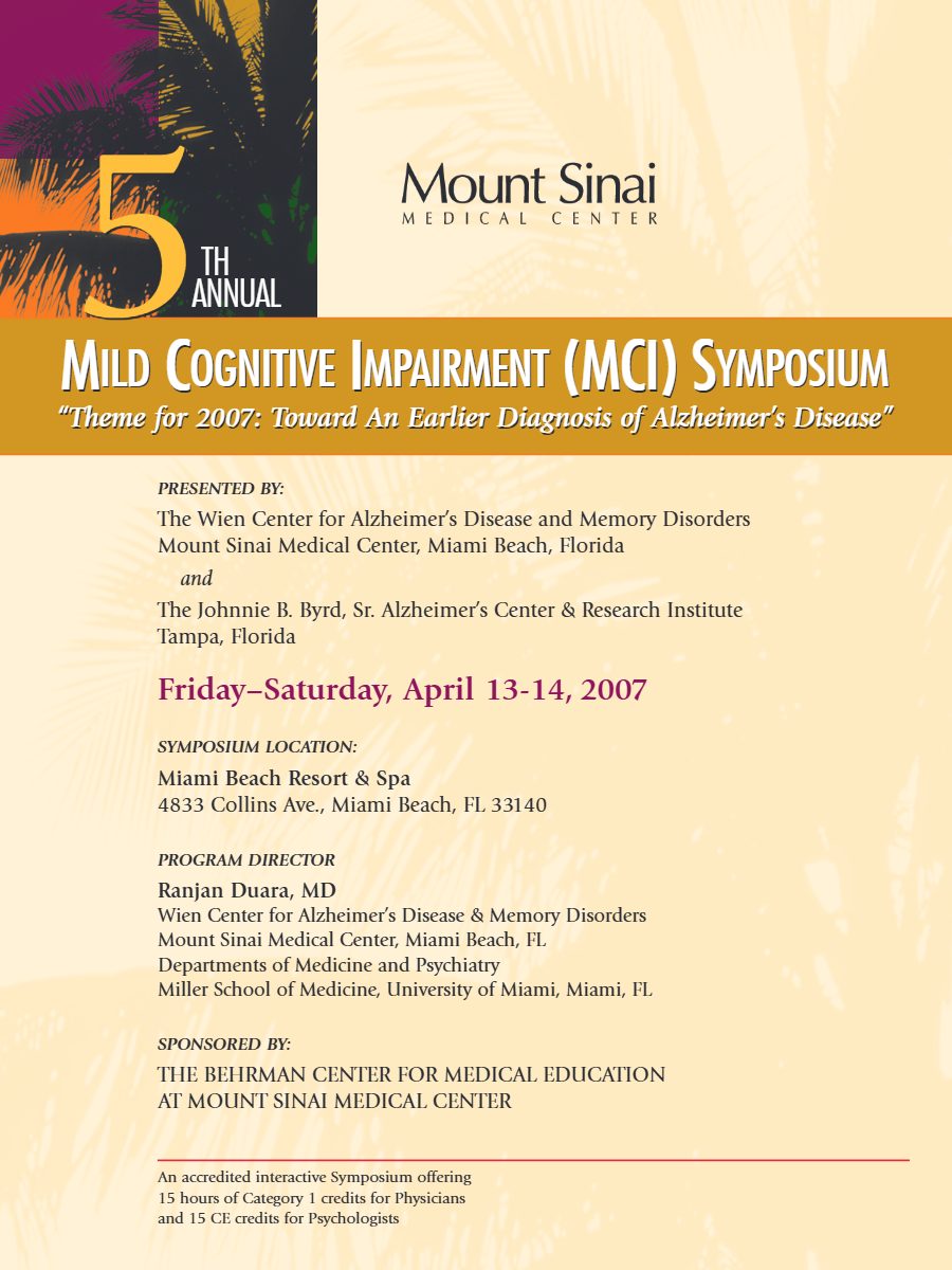 Cover of the 2007 program brochure