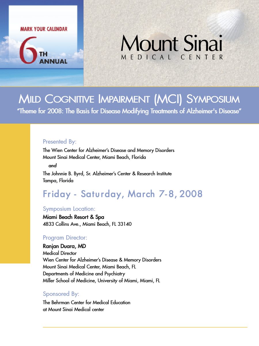 Cover of the 2008 program brochure